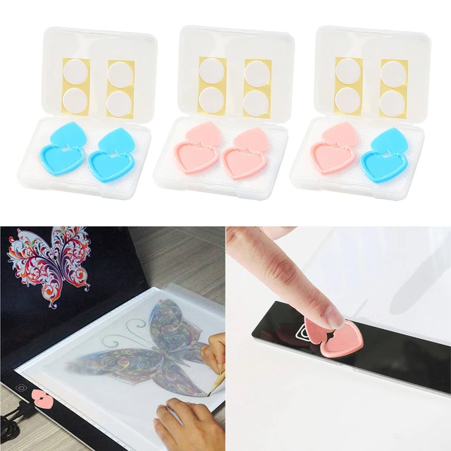 2 Pieces 5D Diamond Painting Tools Accessories Light Pad Switch