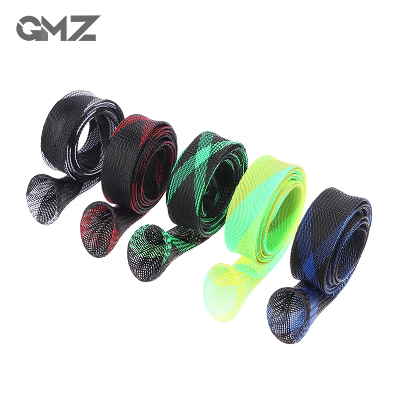 

Рыболовное забрасывание, спиннинг, рукава для удочки, рандомные носки, Плетеный сетчатый чехол для удочки, защита для рыболовных Удочек