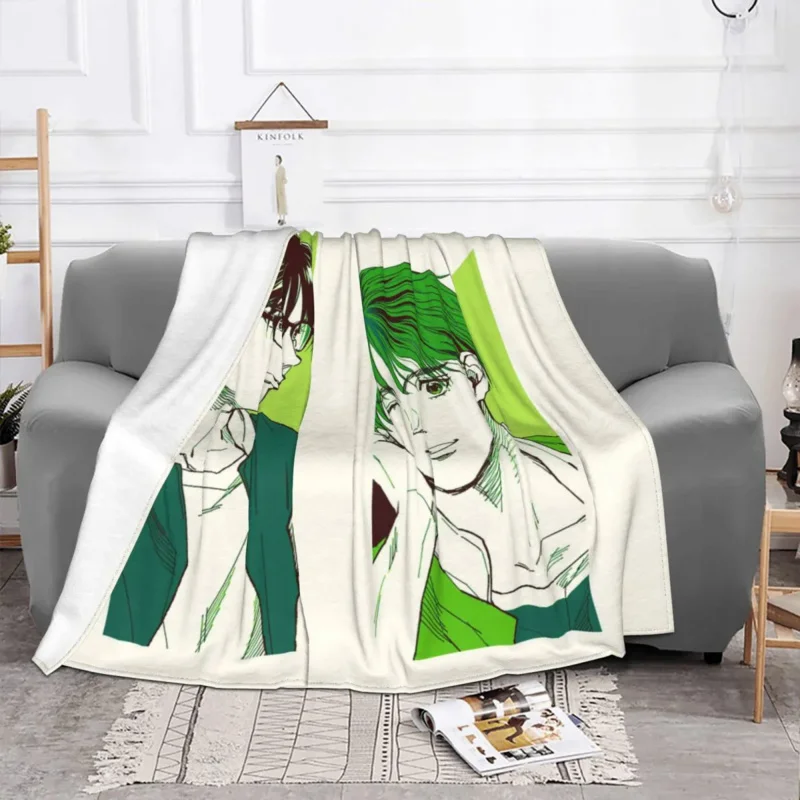 

Slam Dunk Anime Blanket Fleece Decoration Kaede Rukawa Breathable Ultra-Soft Throw Blankets for Sofa Travel Plush Thin Quilt