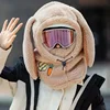 Winter Warm Ski Helmet Cover Comfortable Soft Fleece Skiing Head Warmer Cartoon Cute Rabbit Ear Decorative Helmet Cover Hat 3