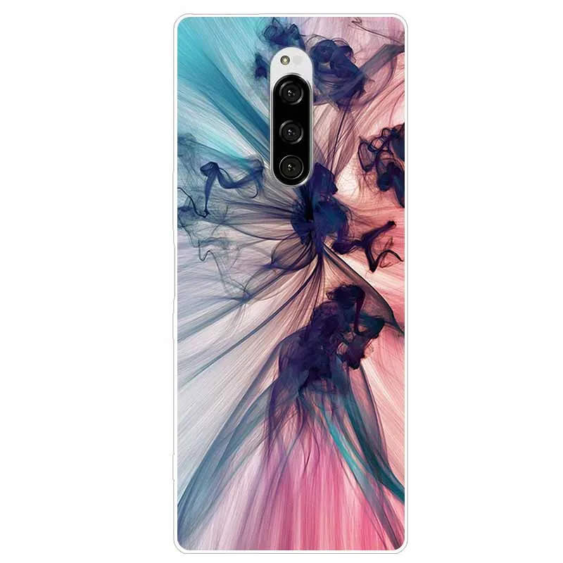 Cute Fashion Clear Soft TPU Phone Cover with Floral Design