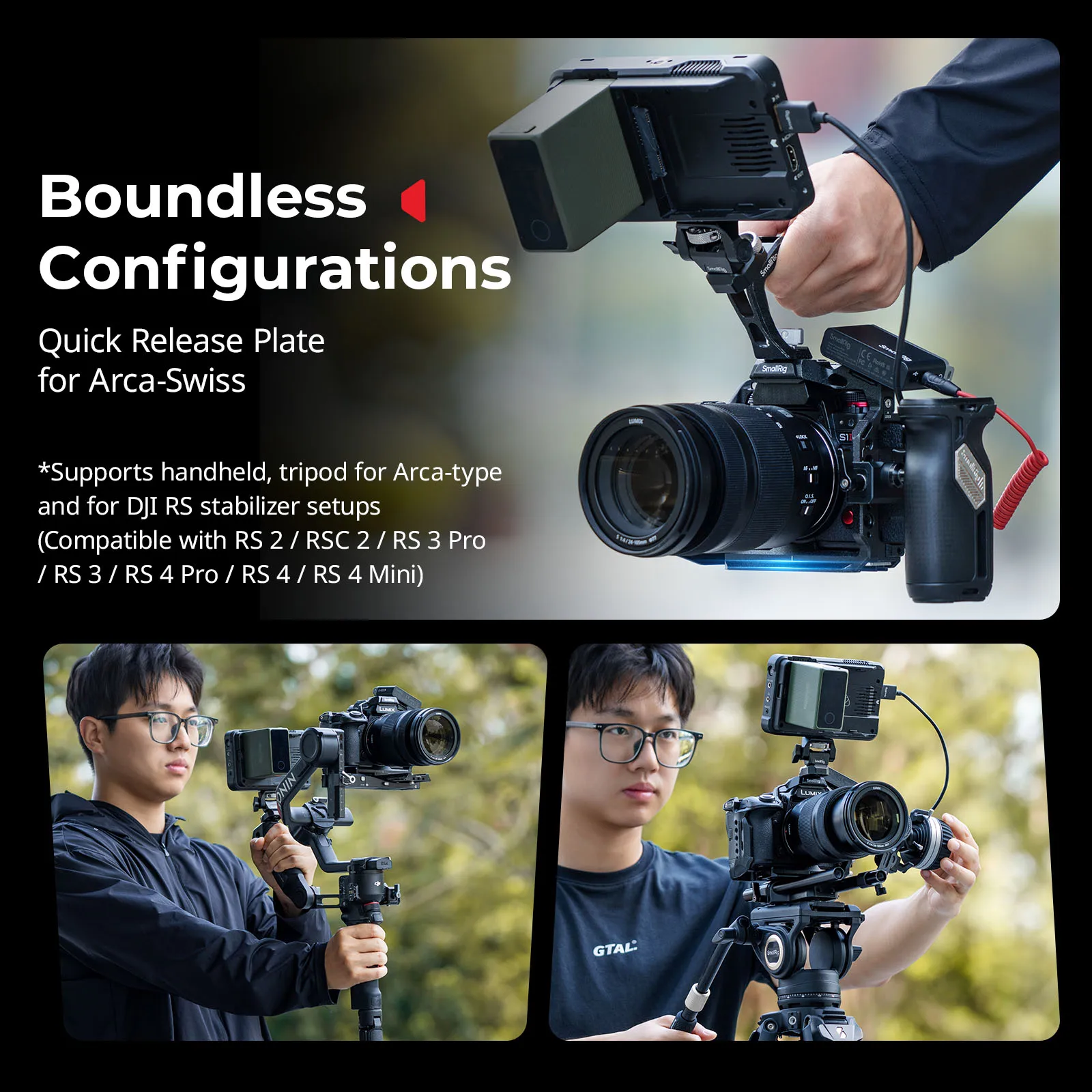 "Black Mamba" Cage for Panasonic G9 II / S5 II /S5 IIX/S1R II/S1 II/S1 IIE w Qu