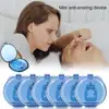 6Pcs Blue Mini Soft Anti Snore Clip with Storage Box Easy Breathe Reusable Silicone Magnetic Anti-snoring Device Night Device 3