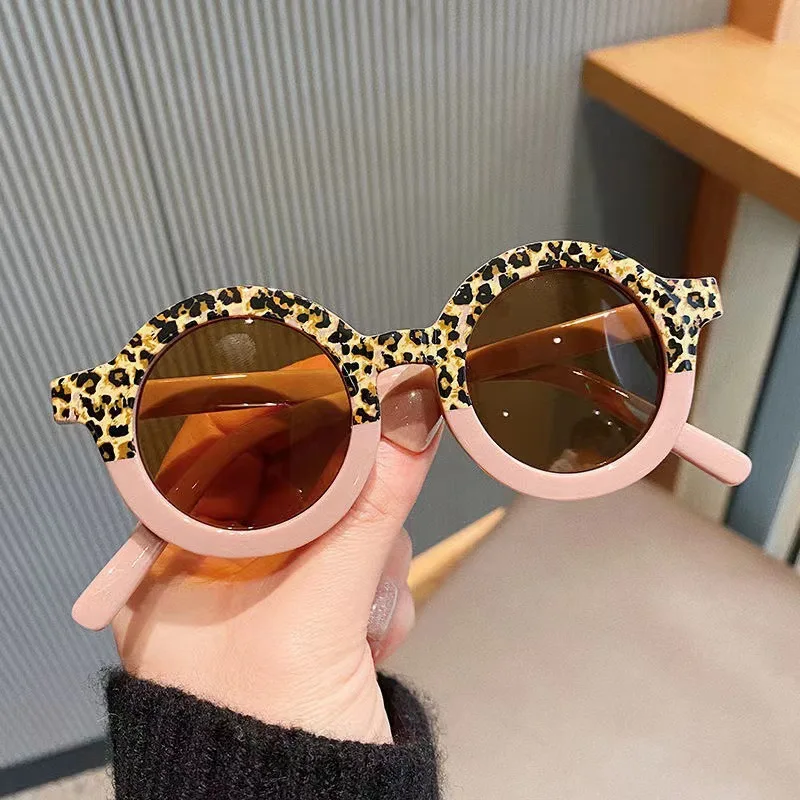 Cute Children Fashion Sunglasses Girls' Small Frame Circle Sun Glasses Cute Baby Outdoor Sunshade Eyewear UV400 Gafas De Sol kids sunglasses children sunglasses