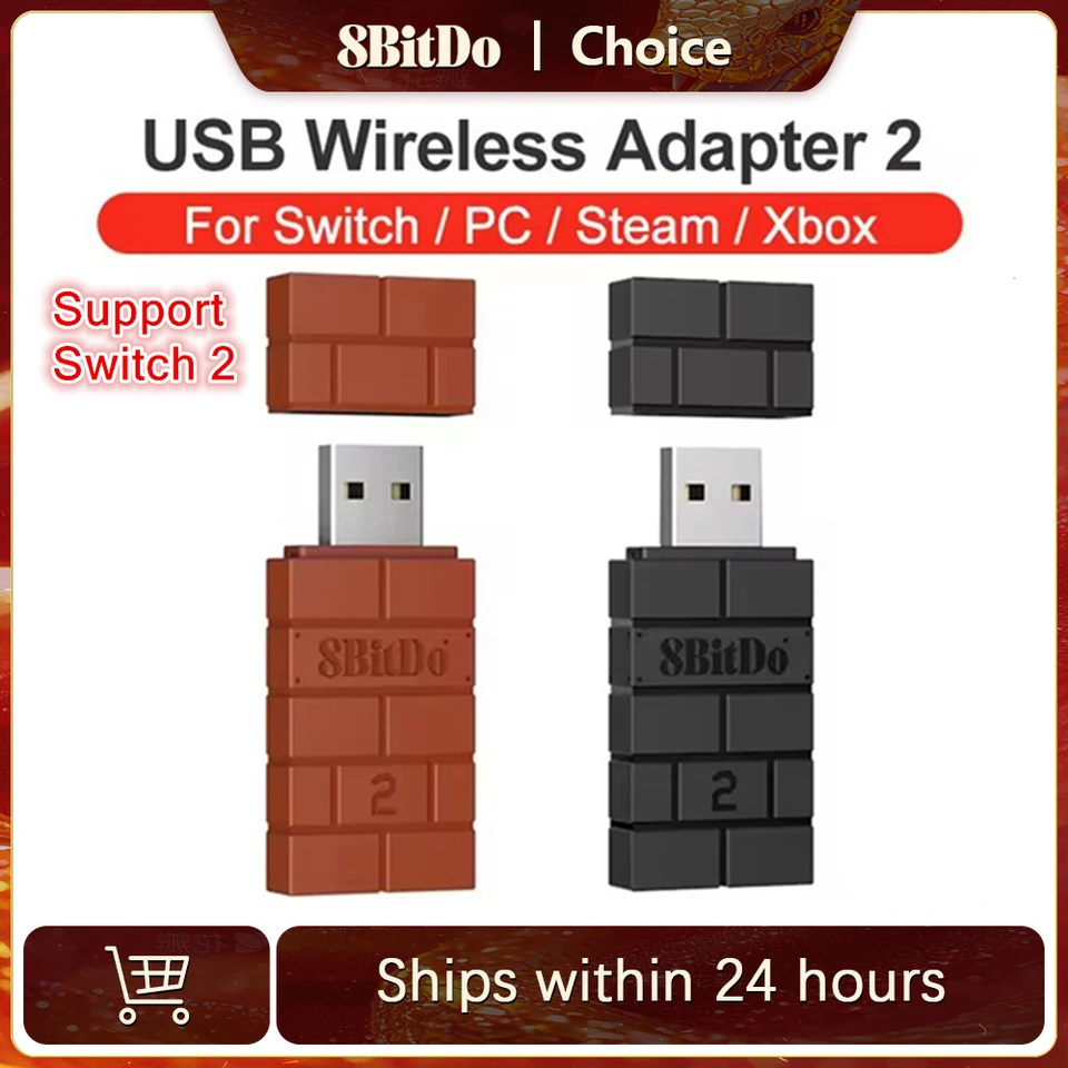 8Bitdo Wireless USB Adapter for Controllers and Consoles