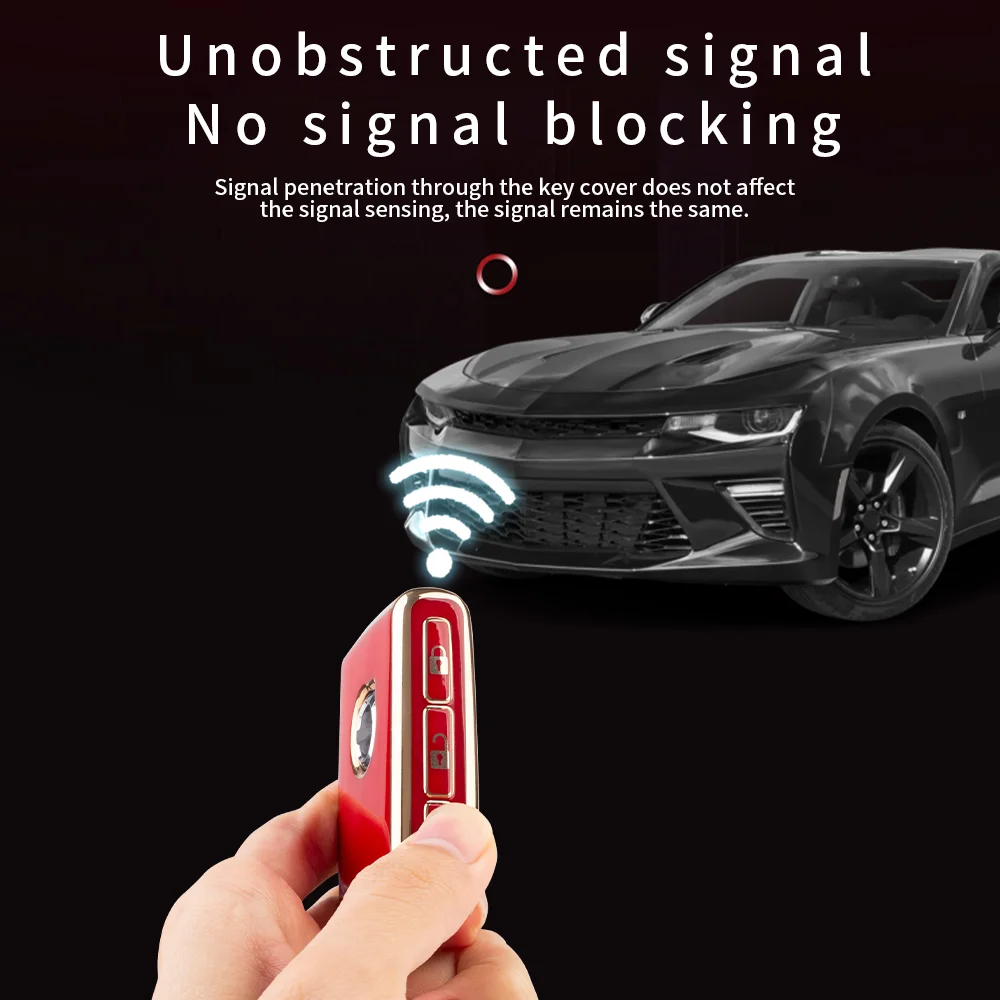 HIBEYO TPU Key Fob Cover For Volvo XC40 XC60 XC90 S90 S60 V60 V90