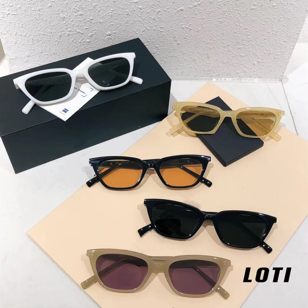 

Солнцезащитные очки LOTI овальные для мужчин и женщин, нежные пляжные аксессуары в Корейском стиле, для вождения, с защитой UV400, лето 2024