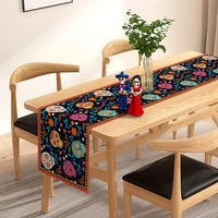 Day of The Dead Table Decoration Accessories Home Table Runner Hallowen Tablecloth Ghost Party Decor Accessories Dia De Muertos 5
