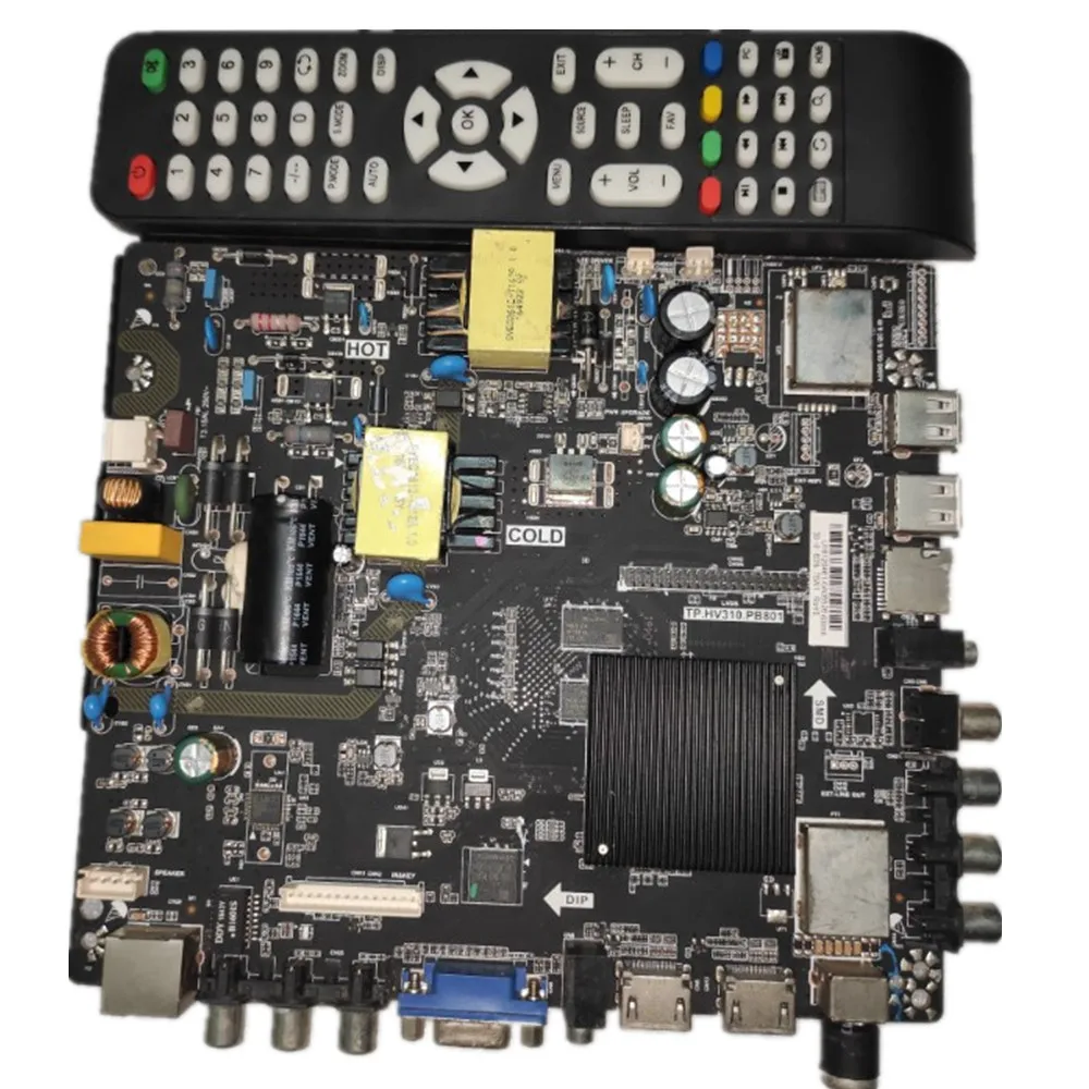 

TP.HV310.PB801 A53 dual core CPU cache 512m+4g memory WiFi network TV motherboard compatible with various LED