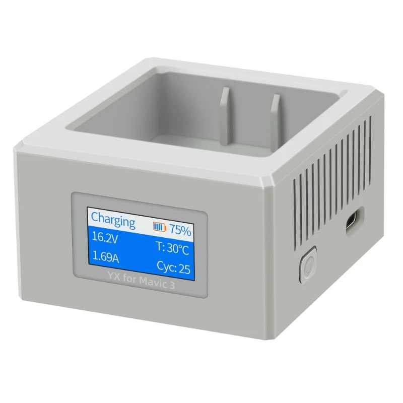 

Более быстрое зарядное устройство USB для 3/3 Pro Flight Battery с цифровым дисплеем