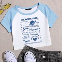 Gracie Abrams T Shirts Streetwear Good Riddance Tracklist Merch Vintage Graphic Tee Crop Shirt Short Tees Tops Male and Female 2