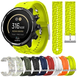 24mm Silicone Watch Band for Suunto 7 9 Baro D5 Spartan Sports wrist hr Watchband Bracelet Replacement Correa Smart Watch Strap