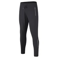 Men Gym Running Long Pants Breathable Jogging Running Casual Sweatpants Quick Drying Zip Pocke Training Sport Trousers 1