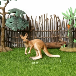 Australian Wildlife Animal Figurines Set - Emu, Koala, Platypus, Kangaroo, Echidna, Tasmanian Devil (Kangaroo -3)