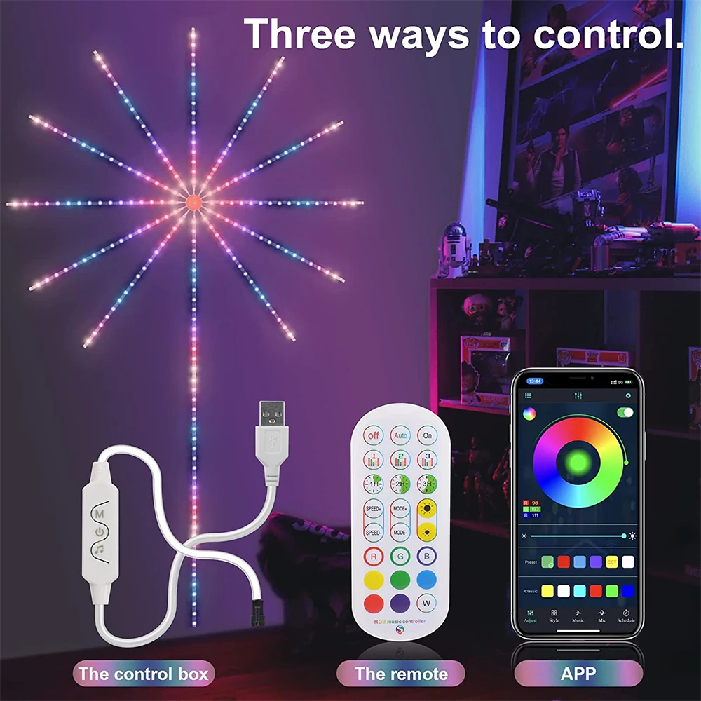 Led Lights Strip Fireworks, Fireworks Led Lighting