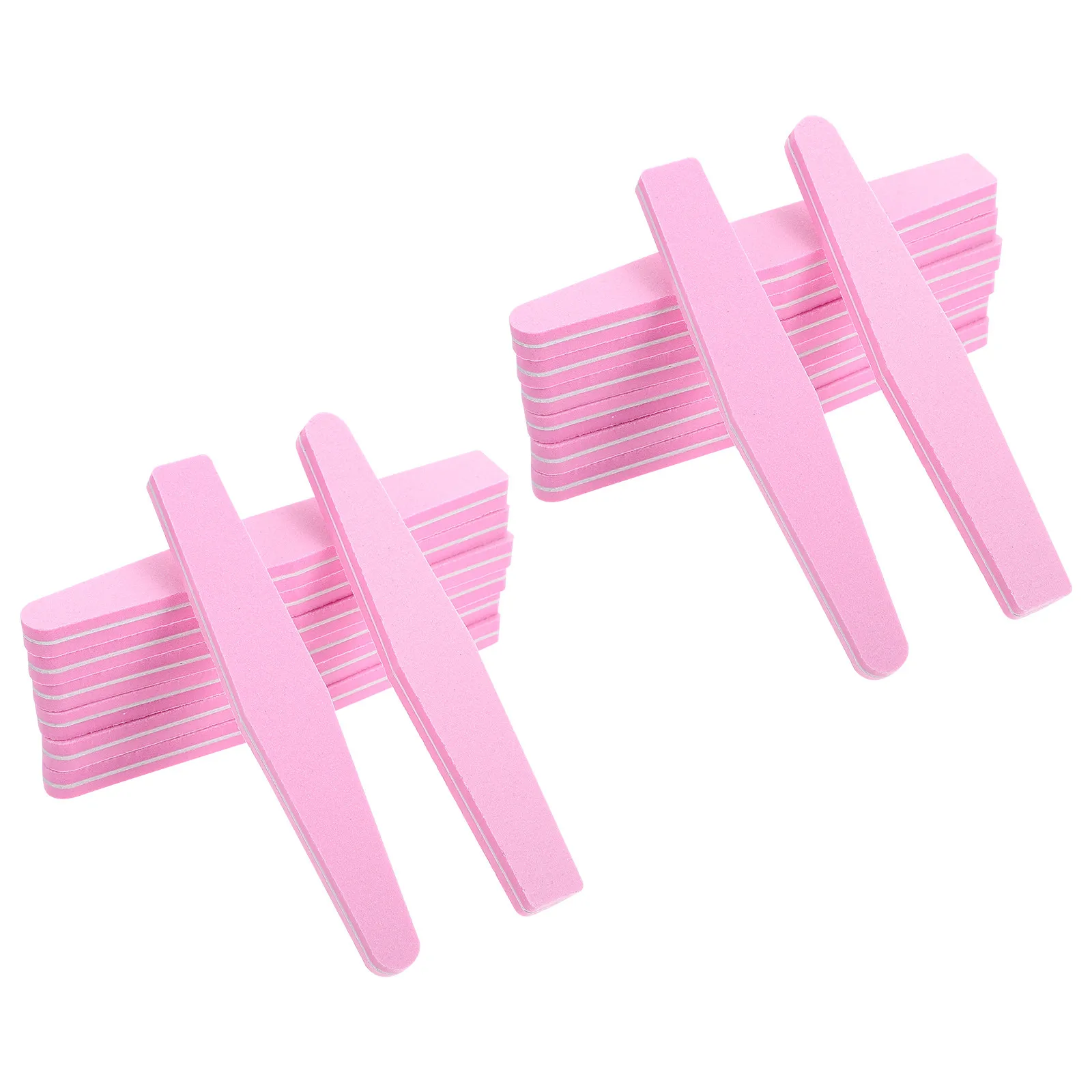 20개 스펀지 네일 파일 전문 매니큐어 페디큐어 도구, 자연스러운 인조 발톱용, 부드럽고 안전한 네일 케어, 광택 버퍼