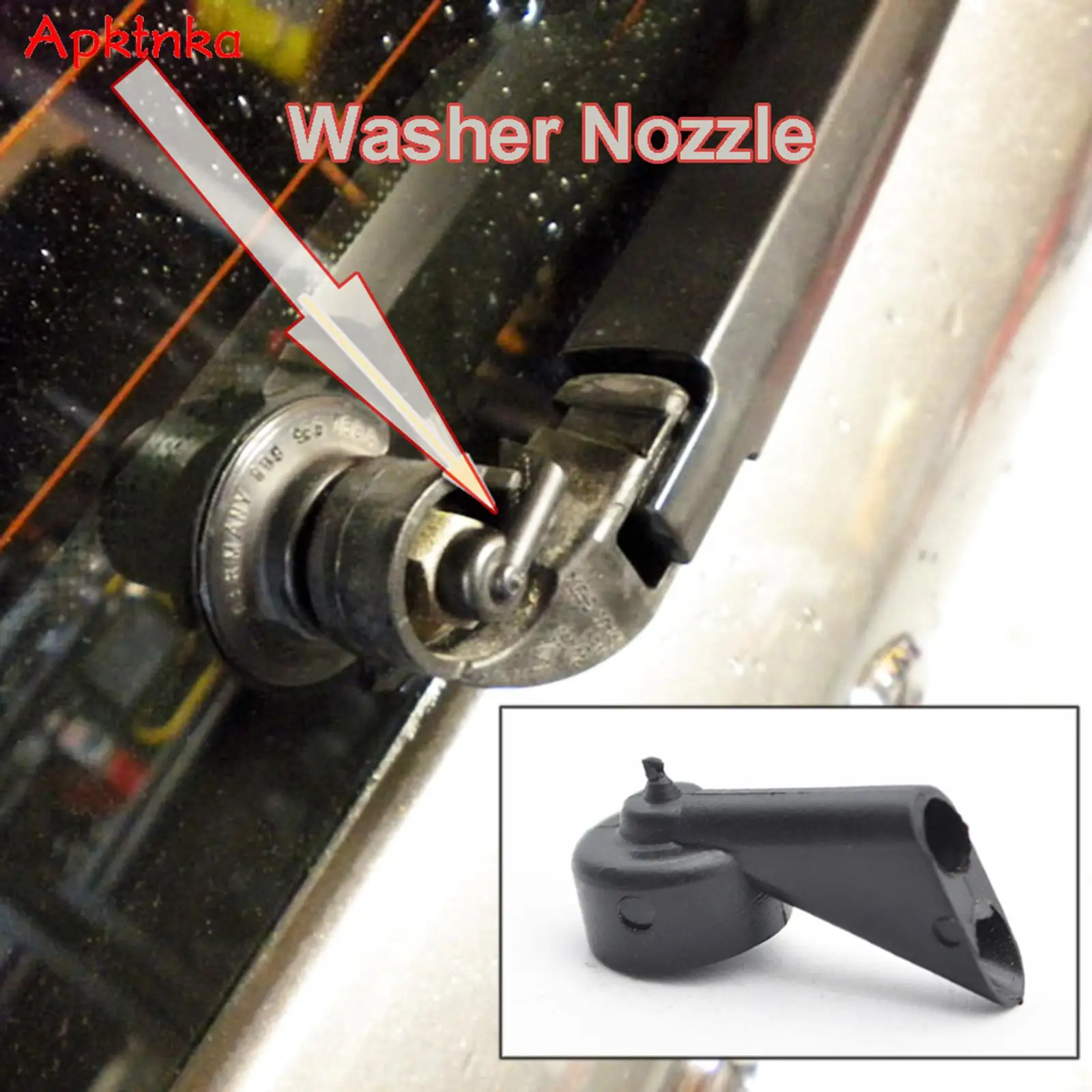 Apktnka Nozzle Spray Rear Window Windscreen Windshield Washer Jet Wiper