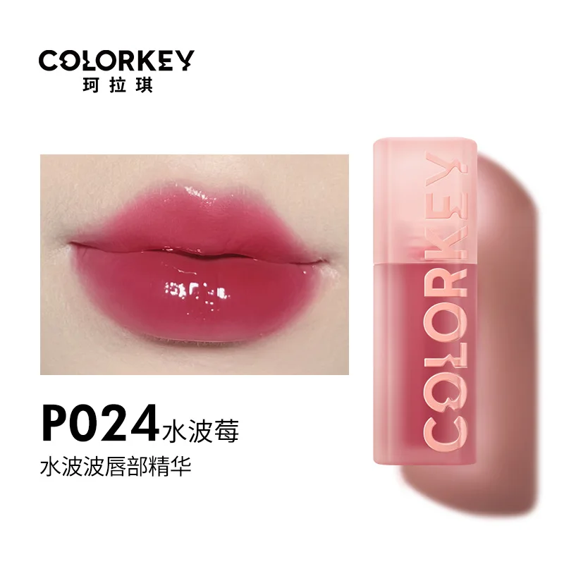 New Colorkey Bubble Lip Stain Lip Serum Honey Mirror Hydrating Light Lines Lip Glaze Women's Lipstick Lip Gloss Cosmetics Makeup 4