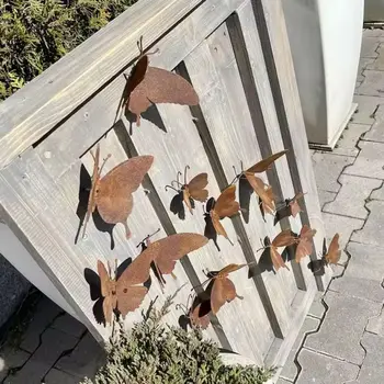 Rustic Metal Butterfly Decor 1