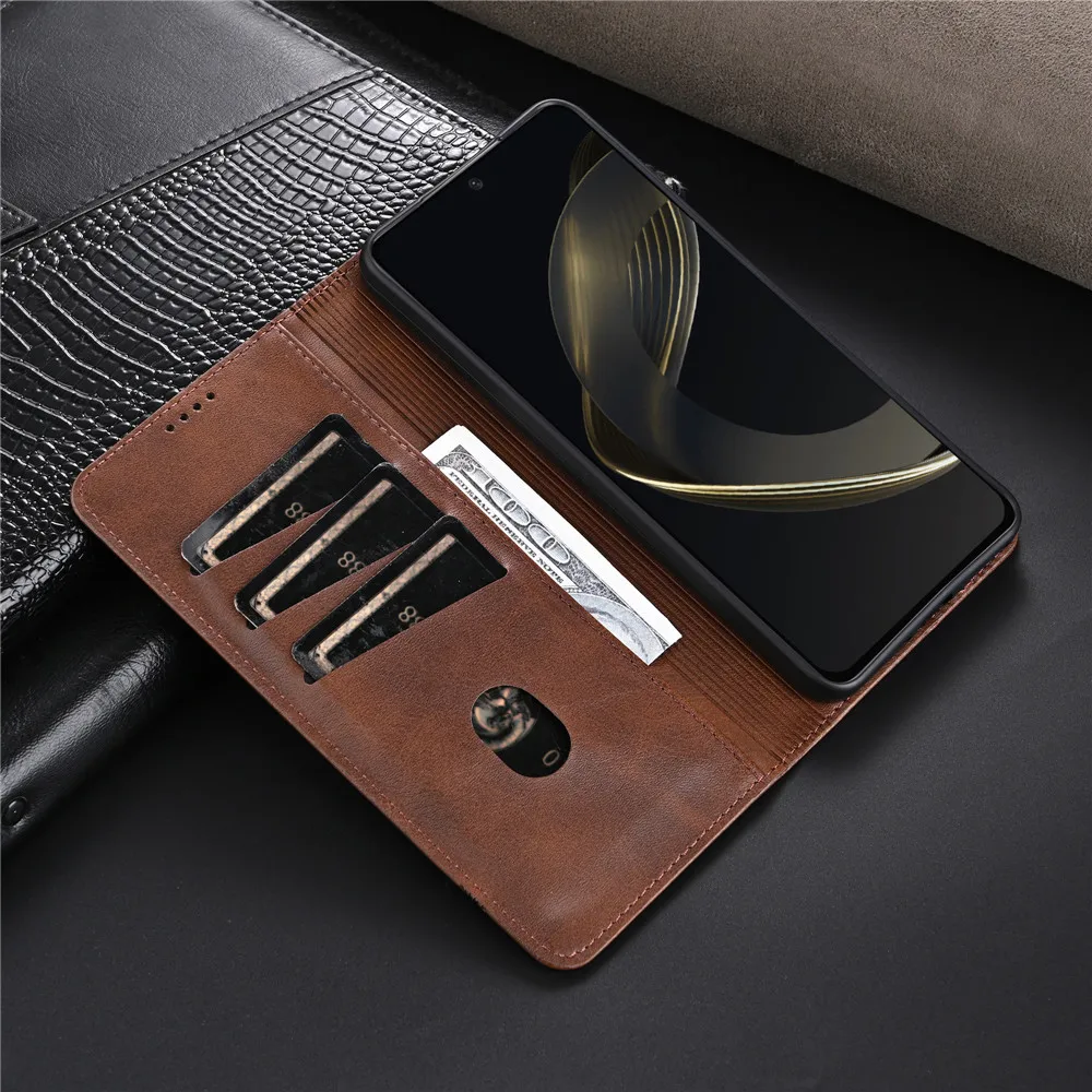 Leather Wallet Flip Cover Phone Case