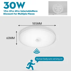 Motion - Activated Ceiling Light for Hallways and Balconies (Cold White)