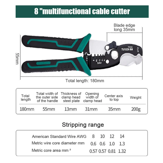8-inch cable cutter