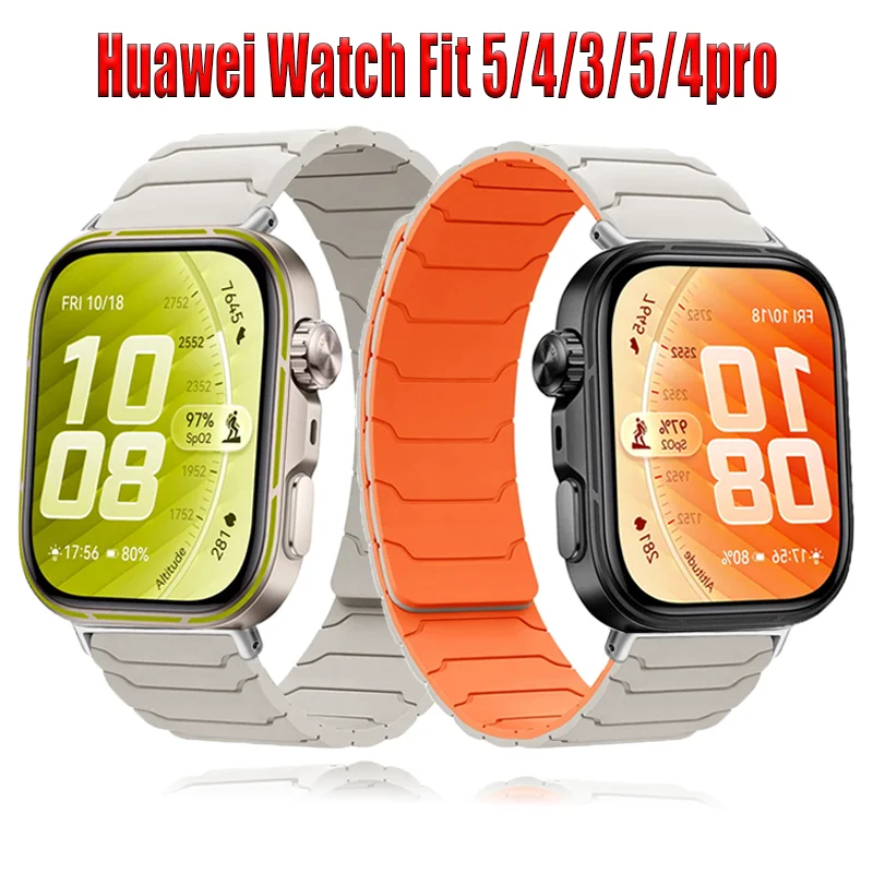 Magnetic Silicone Strap Replacement Wristband Bracelet