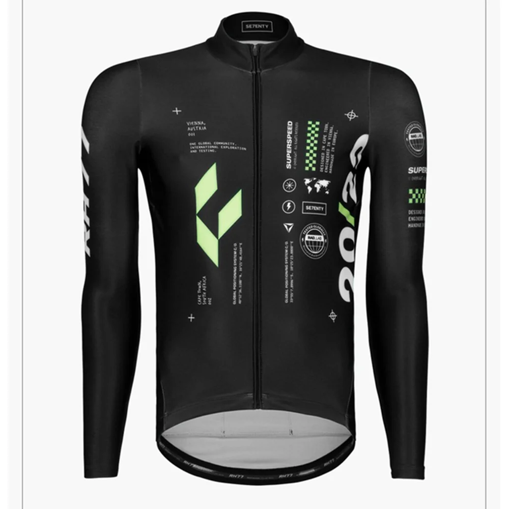 Men's Long Sleeve Winter Cycling Jerseys Shirt Tops cycling clothes