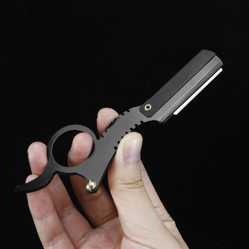 Professional Stainless Steel Straight Razor For Beard Shaving_voghion.com