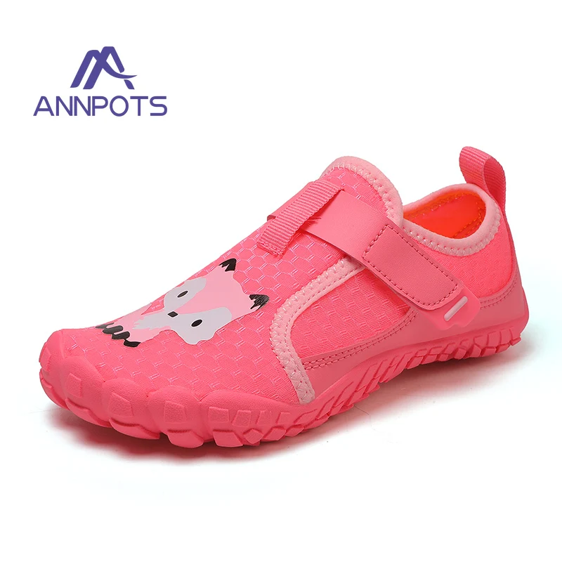 KID Summer Soft Soled Barefoot Wading Shoes Parent-Child Vacation Beach Swimming Shoes Student Quick Drying Aqua 28-37#