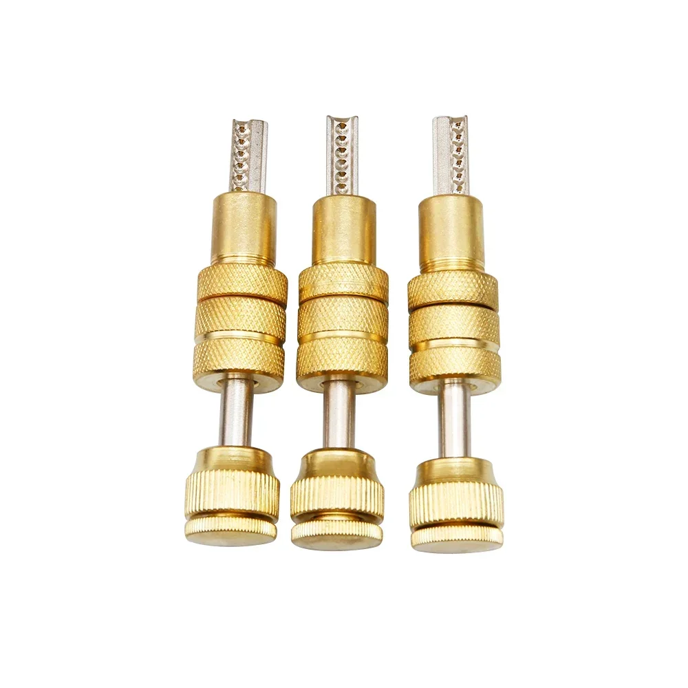 Locksmith Tools Two-Row Semi Circle Keyway 11 Pins Dimple A.B KABA Spring Loaded Bump Lock