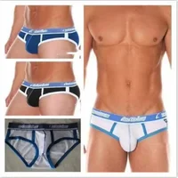 New comfortable breathable briefs men's WJ series three-dimensional sports low waist briefs 1
