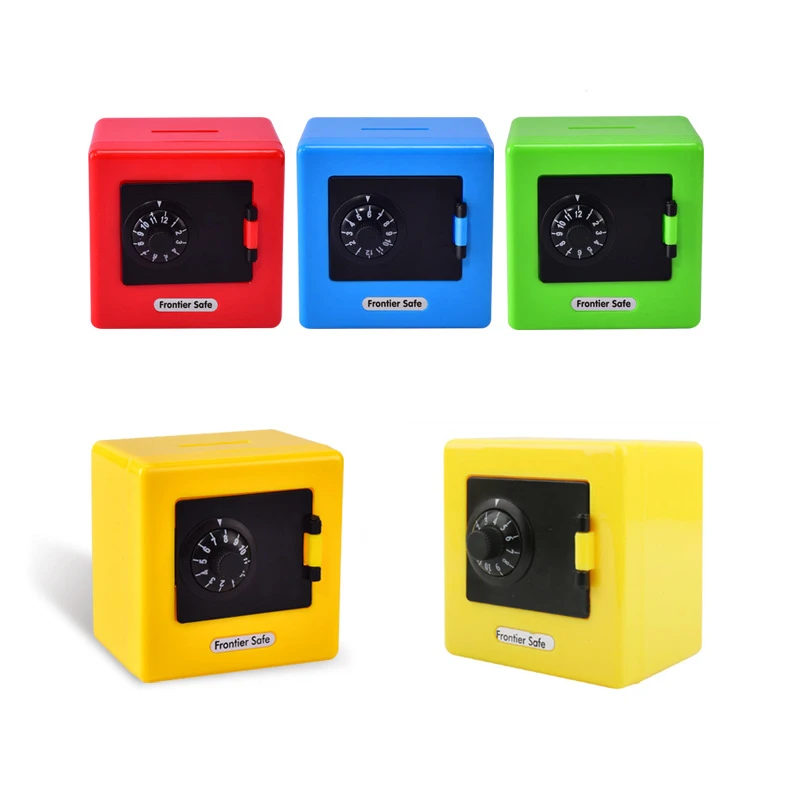 

Цветная мини креативная Копилка Assword, сейф для наличных, пластиковые Мультяшные копилки для денег, чехол для хранения монет, детские игрушки, подарок на день рождения