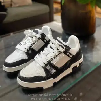 2026 French High-End Fashionable Men's Sneakers Trendy Trainers With Low Heel And Printed Design For Women 01 1