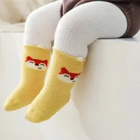 Autumn Winter Thick Warm Baby Stockings Super Soft Middle Tube Socks for Newborn Infant Toddler Boys Girls Mid Calf Long Socks 5