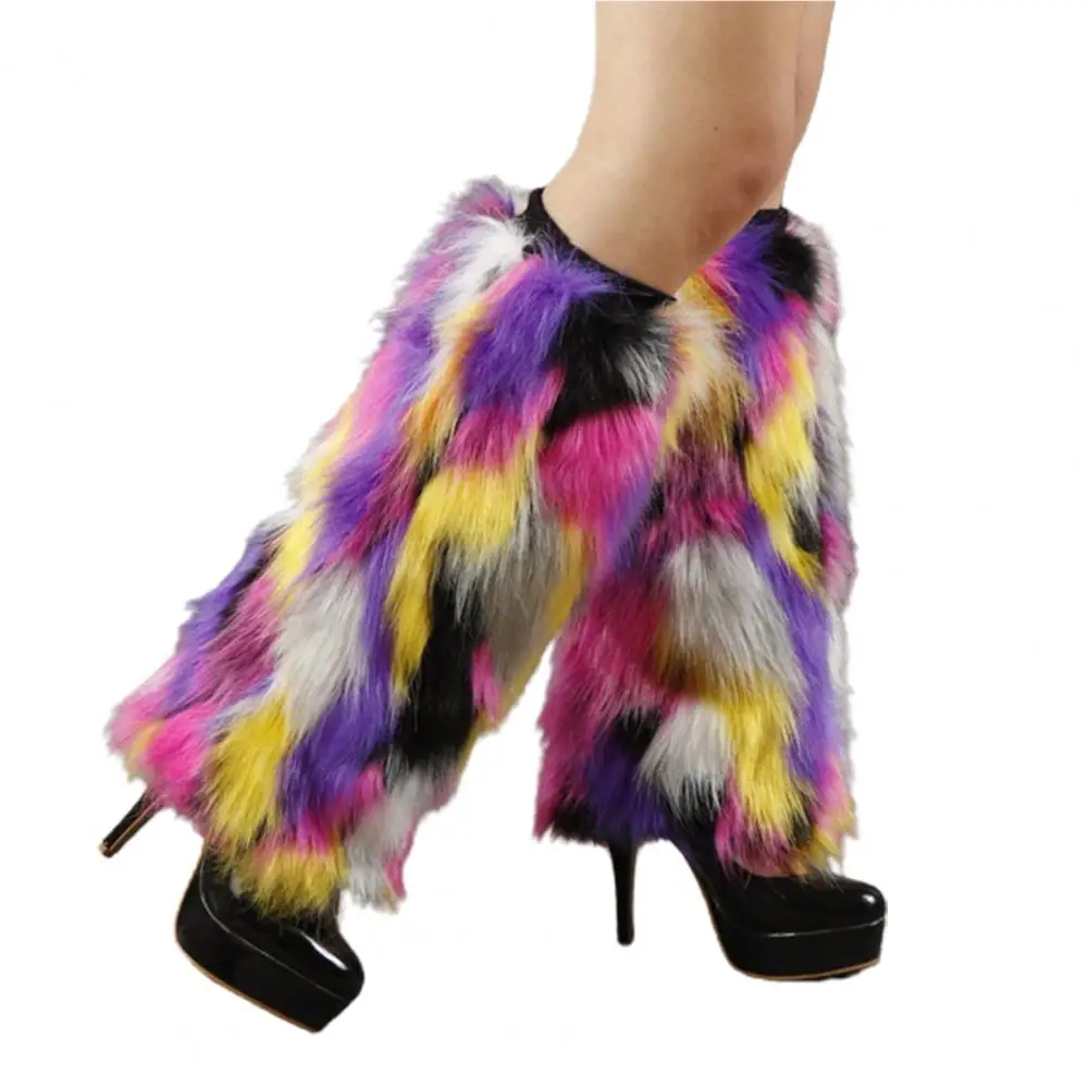 Рисунок 5 - Женские гетры, красочные меховые