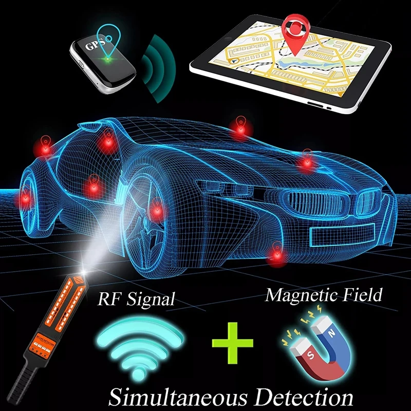 DS810 Portable GPS scanning detector anti-positioning anti-eavesdropping monitoring mobile phone signal search detector
