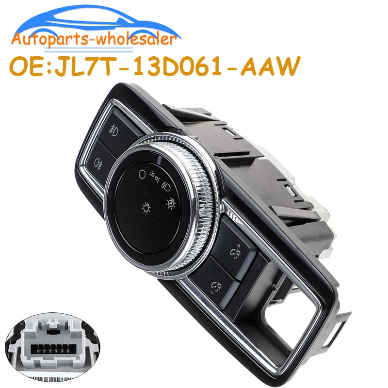 Car Headlight Lamp Control Switch JL7T-13D061-AAW Fit For Ford