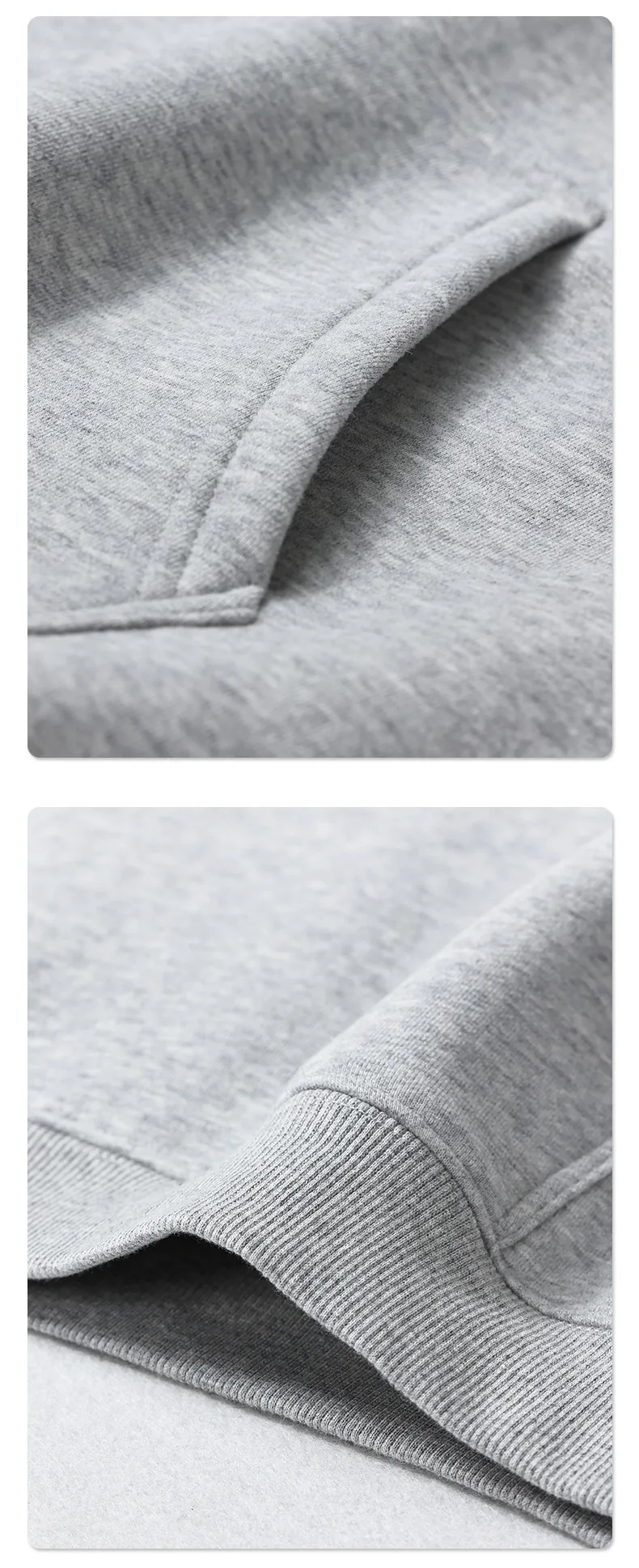 Winter Solid Color Hoodie Hip Hop Plush Hooded Sweatshirts Oversized Pullover Harajuku Custom Casual Hoodies Tracksuit Men Women