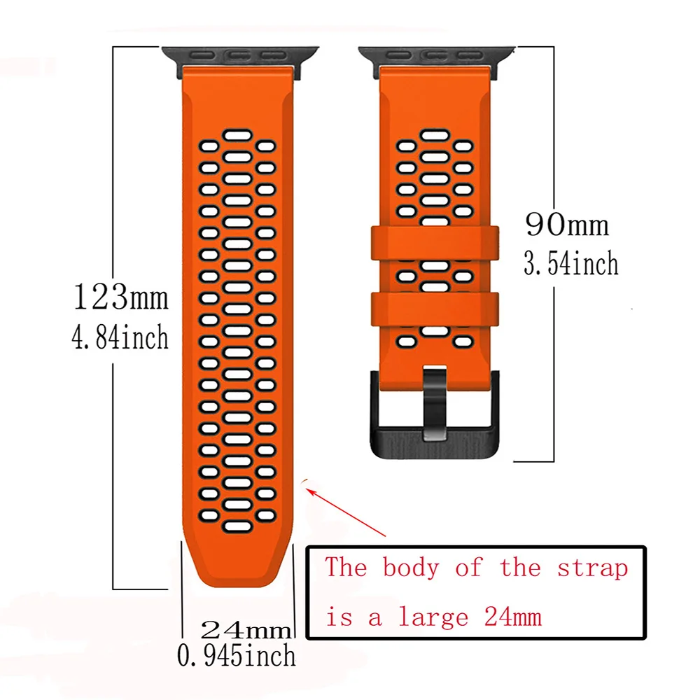 Silicone Smartwatch Band Strap - Versatile and Durable Bracelet