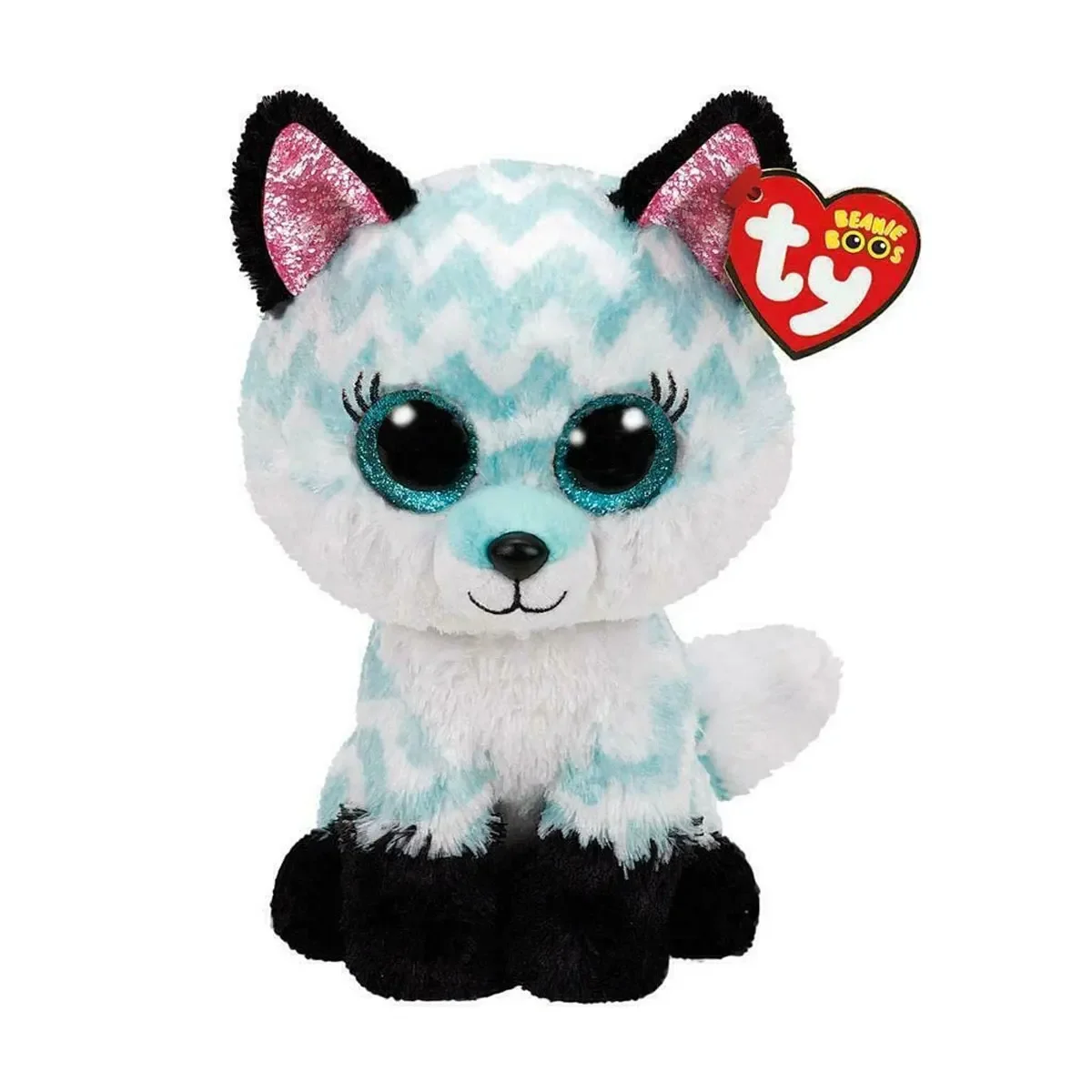 thumbnail image 1 of Peluche de animales de peluche de 15 cm de Ty Big Eye, zorro liso, Ferdinand, Locky, axolotl, Dexter, Icy Seal, gato Heather, juguete para niños, regalo de vacaciones, 1 of 5