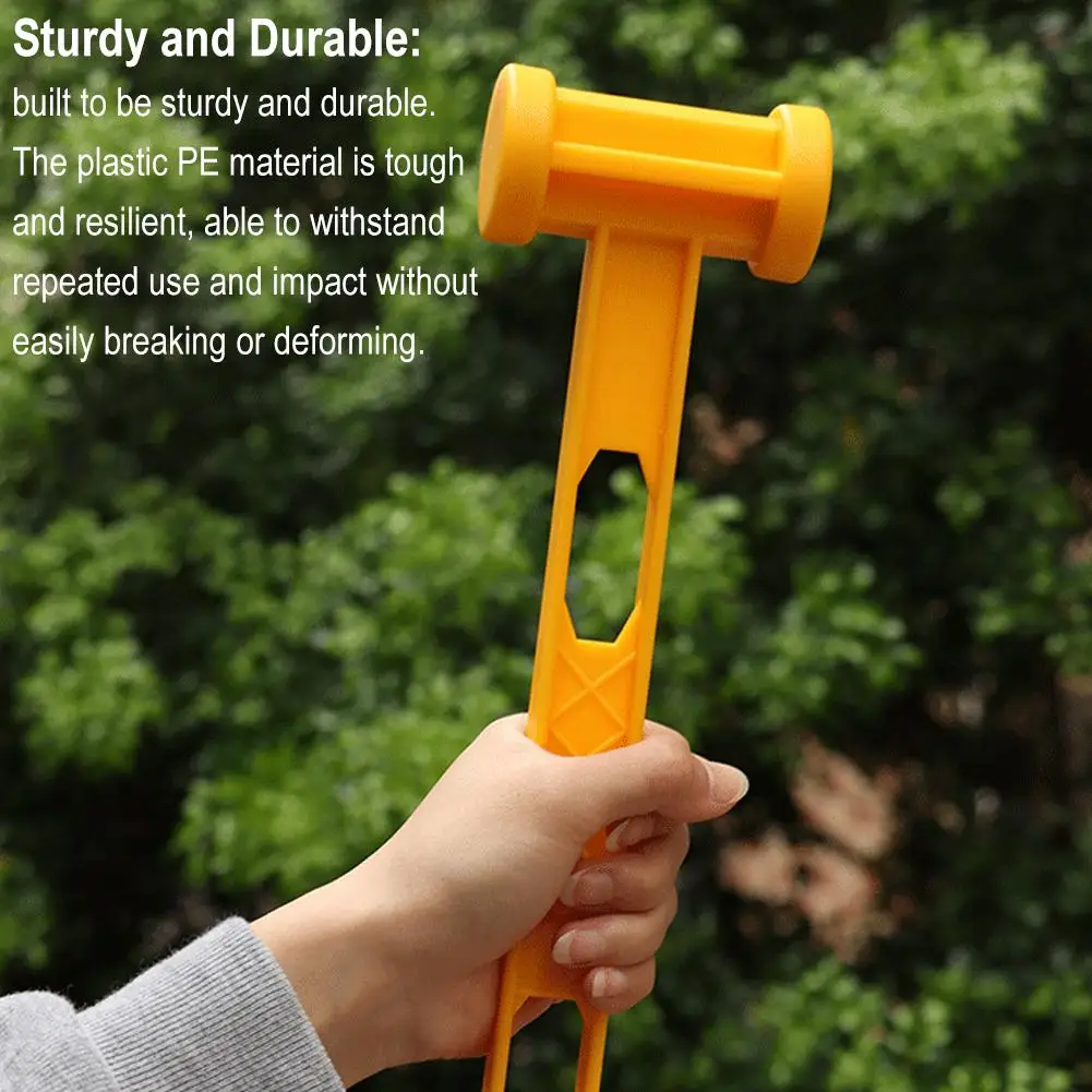 Description Picture 6 of itemOutdoor Light Weight Hammer PE Solid Color Pulling Nail Hammer For Camping Portable Ceiling Tent Ground Nail Hammer Tools S6Z2