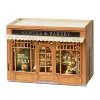 DIY Wooden Miniature Model Kit  Mini Box Coffee Bakery Store Casa Doll Houses 3D Puzzle Dollhouse With Furniture Friends Gifts 1
