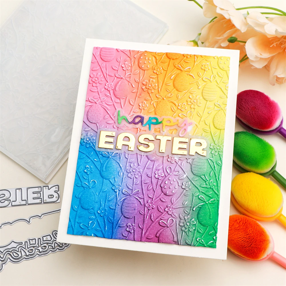 3D Texture Embossing Folder Valentine's Day Background Embossing Folder For Template Card Making Scrapbooking Paper Craft