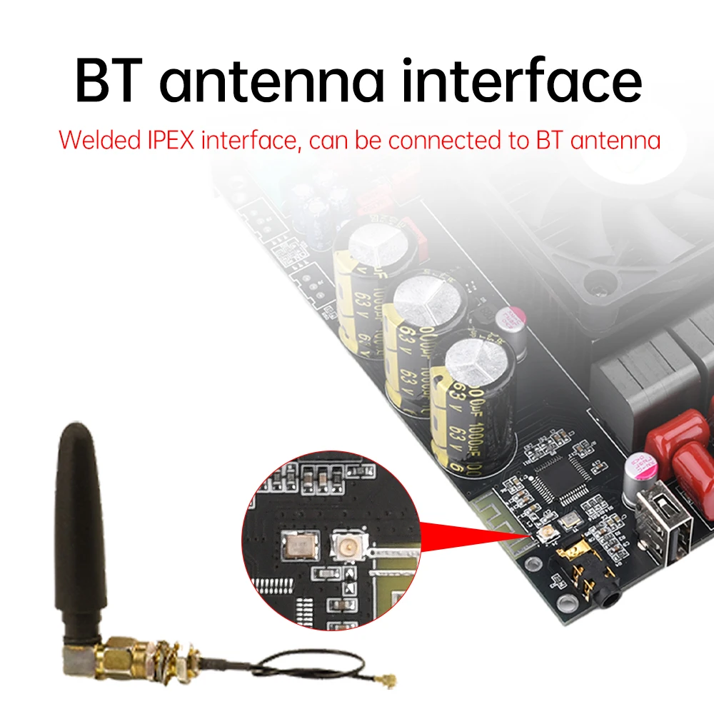 ali sairiページ２台分 XY-AS21HPA Bluetooth 5.2 Digital Sound Amplifier Board 2.1 Channel
