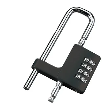 Combination Padlock Adjustable Shackle Lock Cabinet Door Lock Stainless Steel Locker Lock Code Unlock
