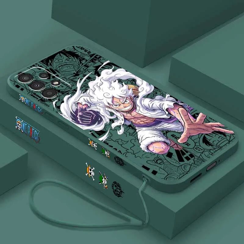 Enhanced Silicone Phone Case with Liquid Left Rope - O-One Piecer Series