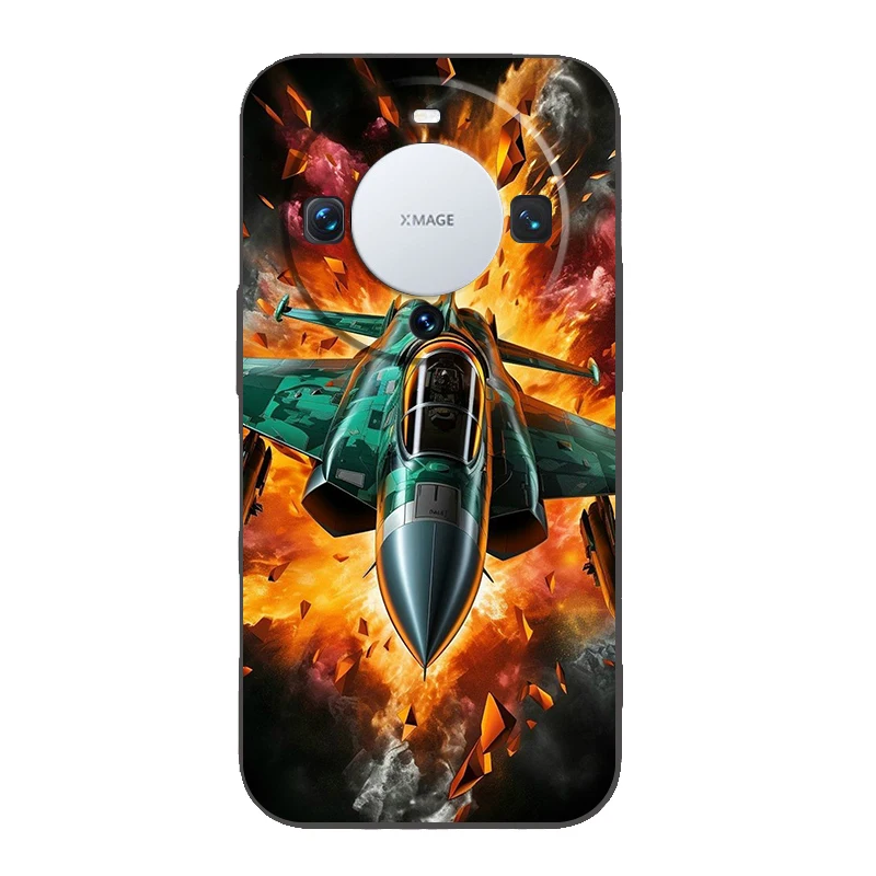 Sky Jet Fighter Silicone Phone Case Cover - Durable Protective Design