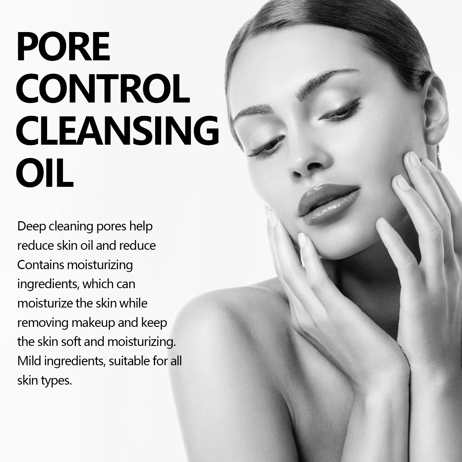 Pore Control Makeup Removal Cleansing Oil Gentle Makeup Removal Caring Skin Moisturizing Brightening Deep Cleansing Pore Skin 5