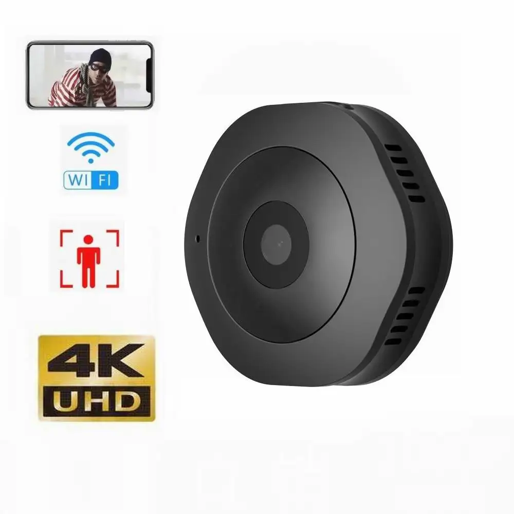 aobo Camera Espion, WiFi 4K HD Mini Caméra de Surveillance  Interieur/extérieur sans Fil avec Enregistrement Longue Batteries avec Mini  Cachée